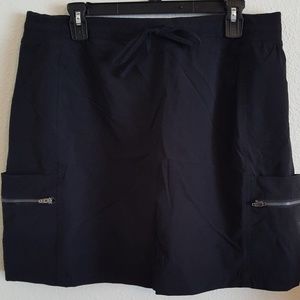 Black Skort with side pockets